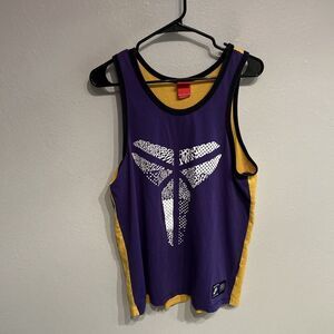 Vintage Kobe Bryant Nike Men’s Medium Tank Sleeveless Purple Gold